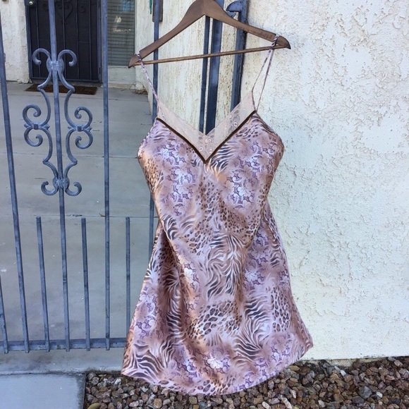 Vintage Other - Vintage California Dynasty satin slip nightie